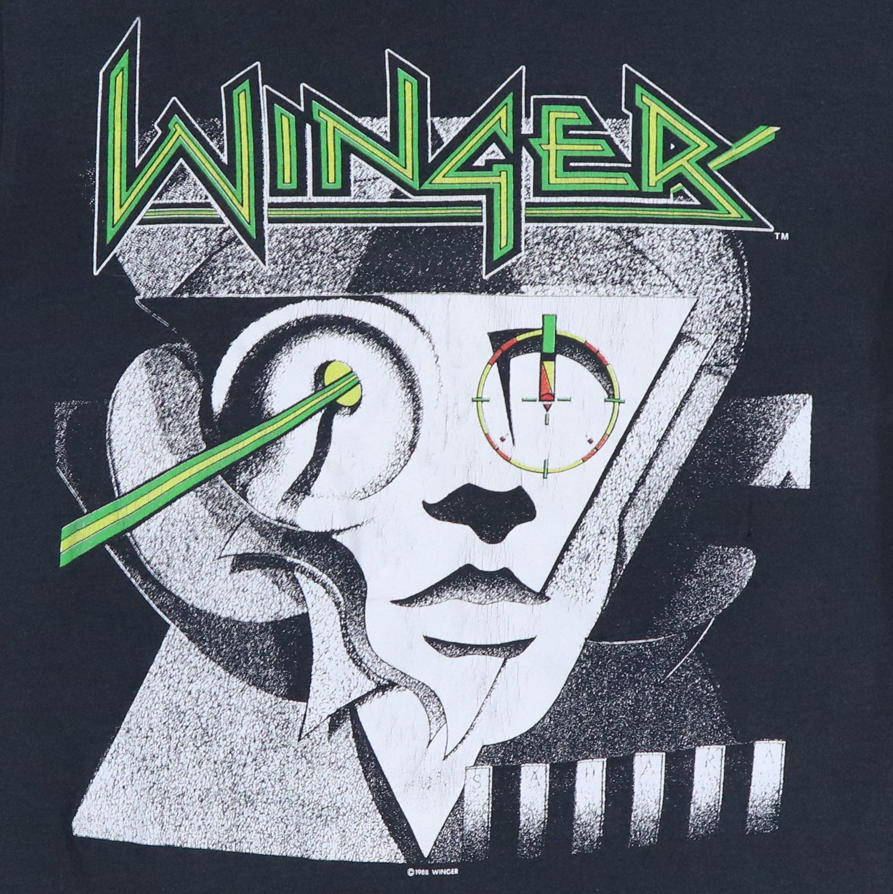 ミュージシャン Winger 1988 Too Tuff to Tame Tour 1988 Winger Too Tuff To Tame Tour Shirt | Authentic Vintage Tee