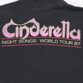 1987 Cinderella Night Songs World Tour Shirt