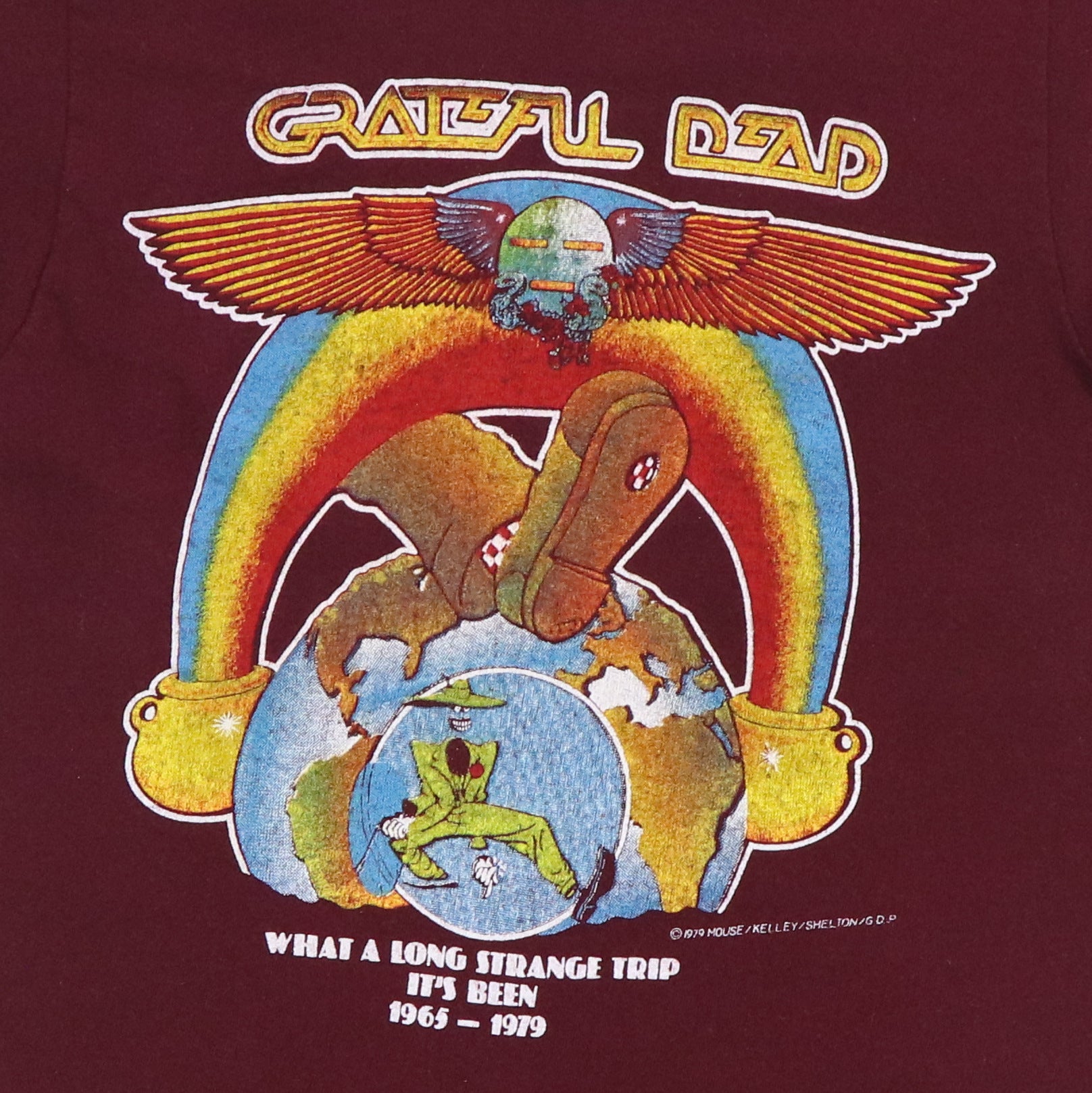 1979 Grateful Dead Long Strange Trip Shirt | Authentic Vintage Tee