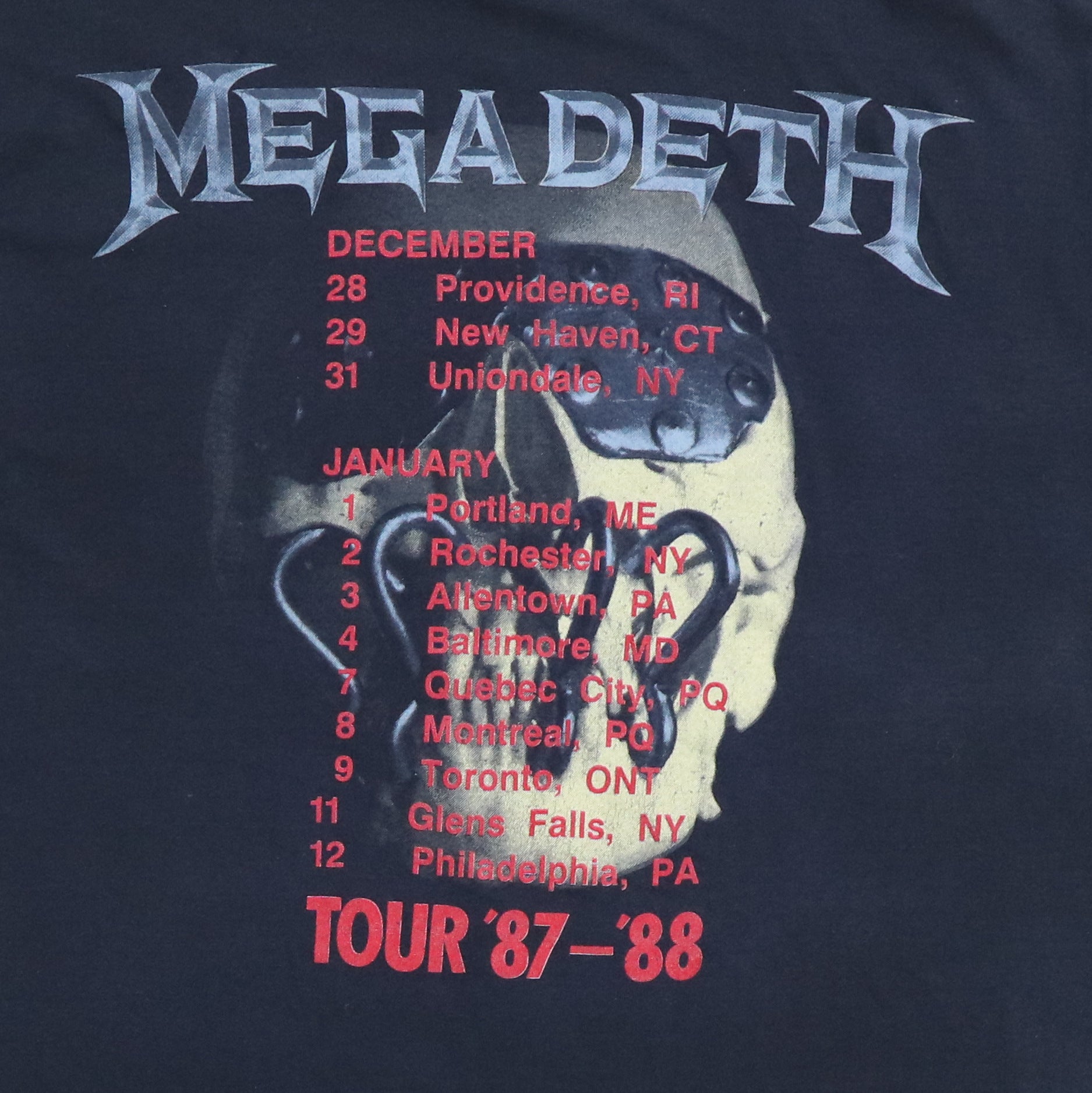 Original vintage 1987 Megadeth Peace Sells Tour Shirt | WyCo