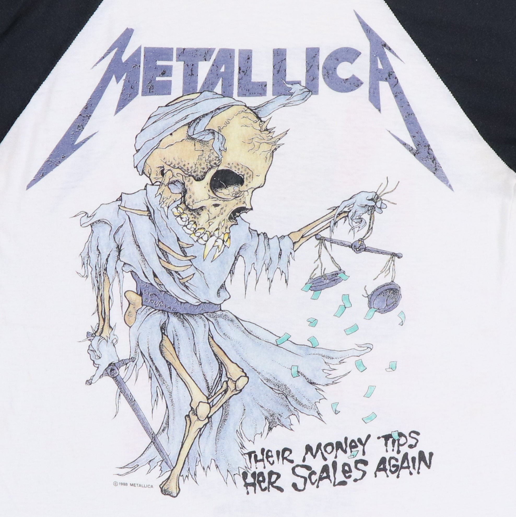 1988 Metallica Doris Jersey Shirt | Authentic Vintage Jersey