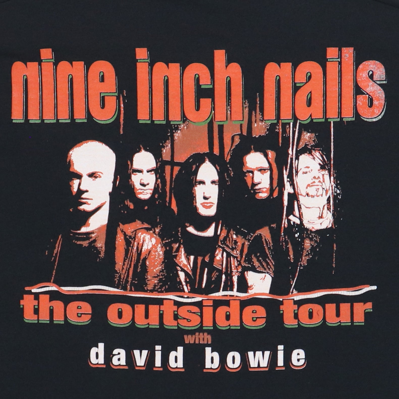1995 NIN David Bowie The Outside Tour Shirt – WyCo Vintage