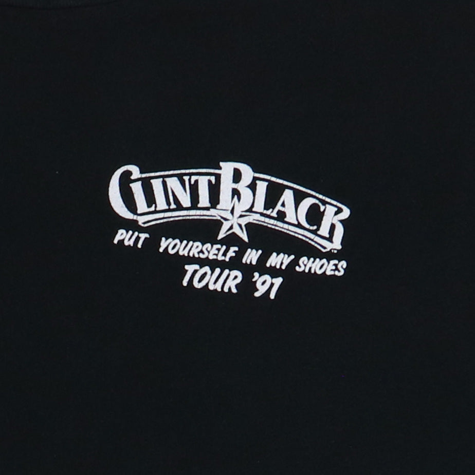 1991 Clint Black Put Yourself In My Shoes Tour Shirt