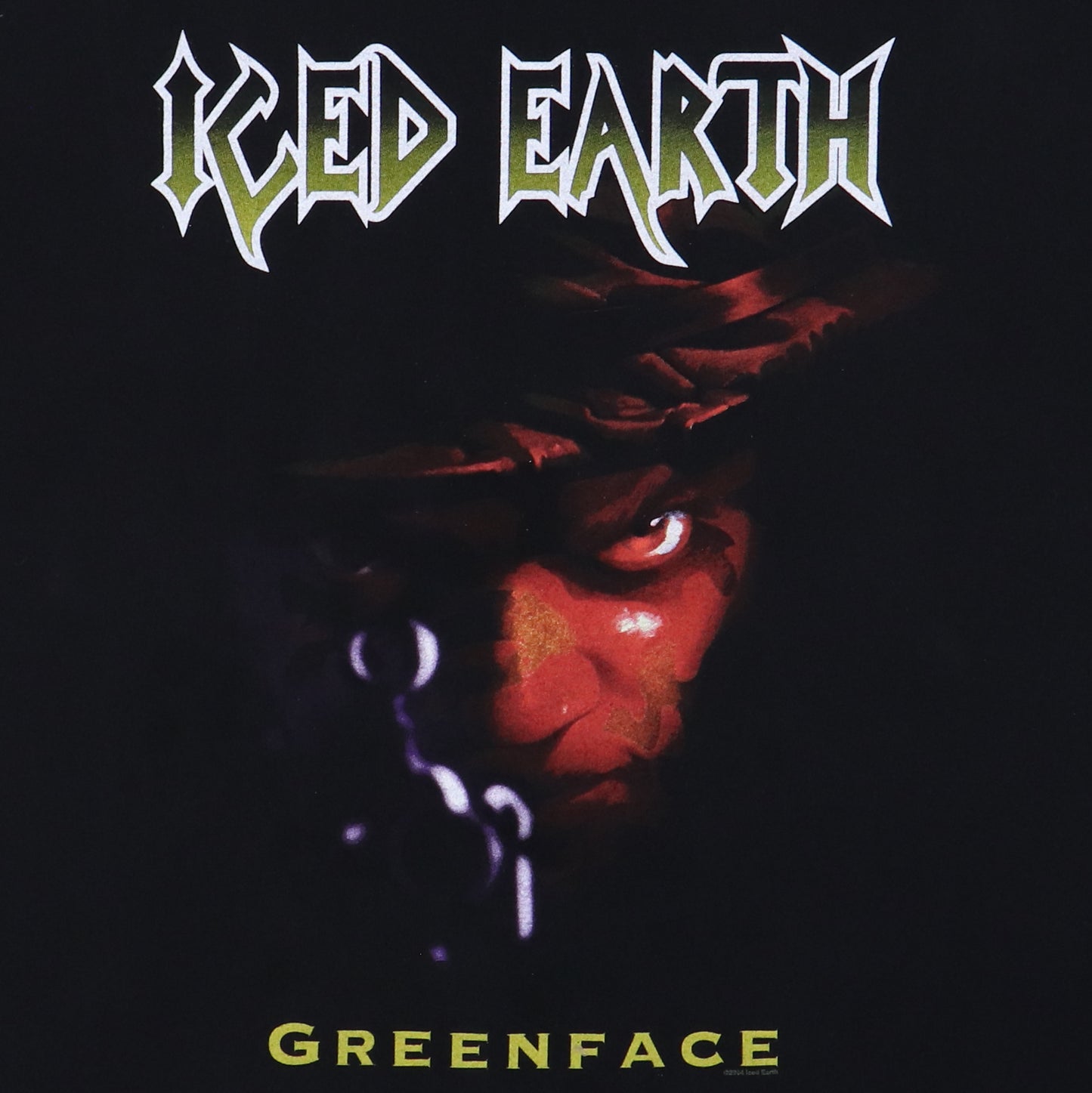 2004 Iced Earth Greenface Shirt