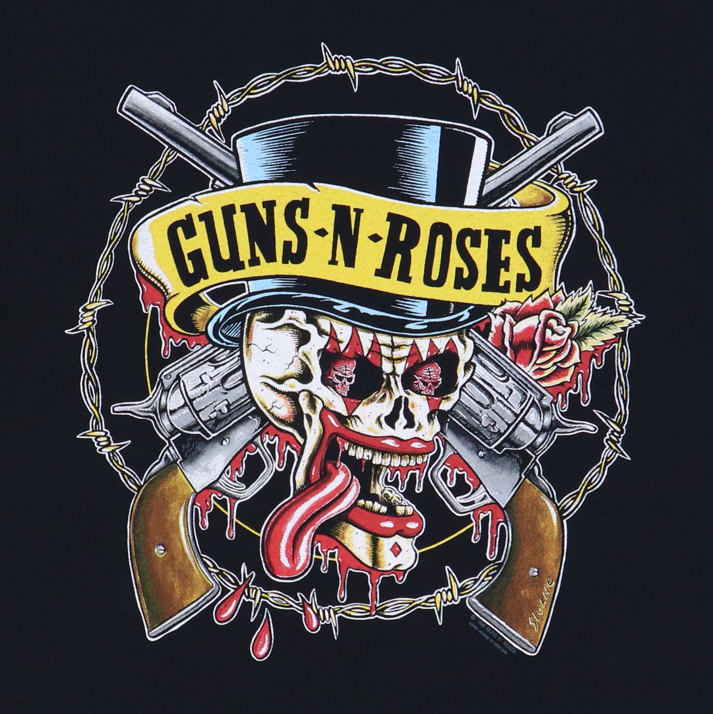 1990 Guns N Roses Skull Shirt
