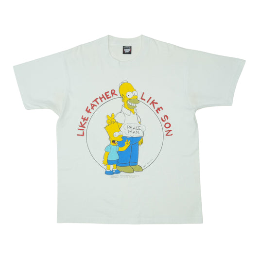 1990 The Simpsons Homer Bart Father Son Shirt