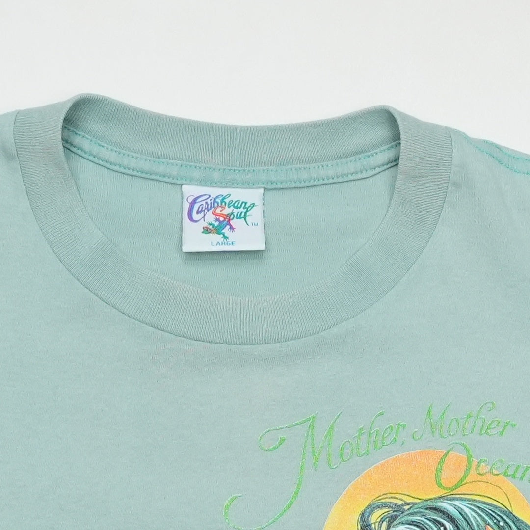 1990s Mother Ocean Caribbean Soul Shirt Tag