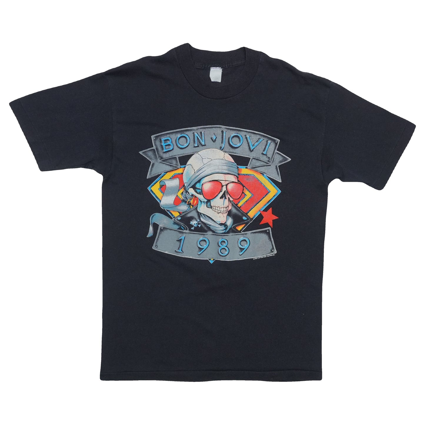 1989 Bon Jovi Back Kickin Ass Shirt