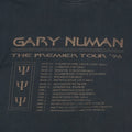 1996 Gary Numan Premier Tour Shirt Back Graphic