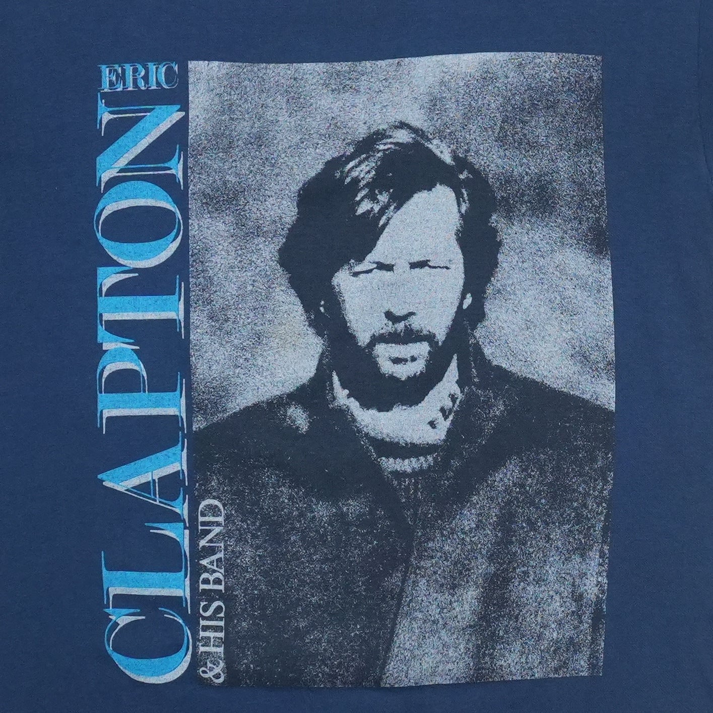 1985 Eric Clapton Behind The Sun Tour Shirt Detail 2