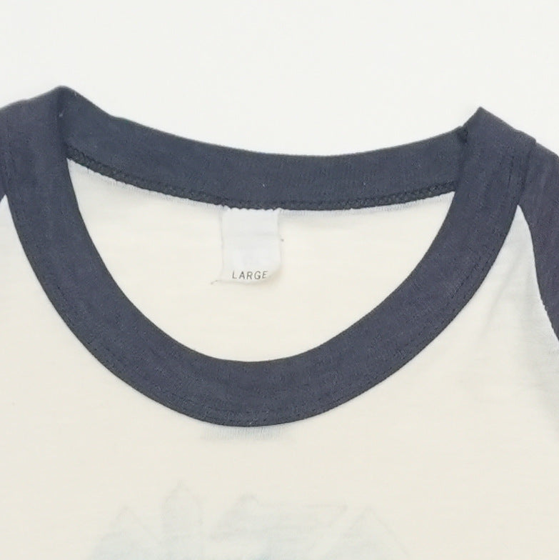 1983 Asia Alpha Invasian Tour Raglan Shirt Tag
