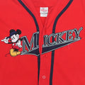 1990s Mickey Mouse Disney Baseball Jersey Detail 2