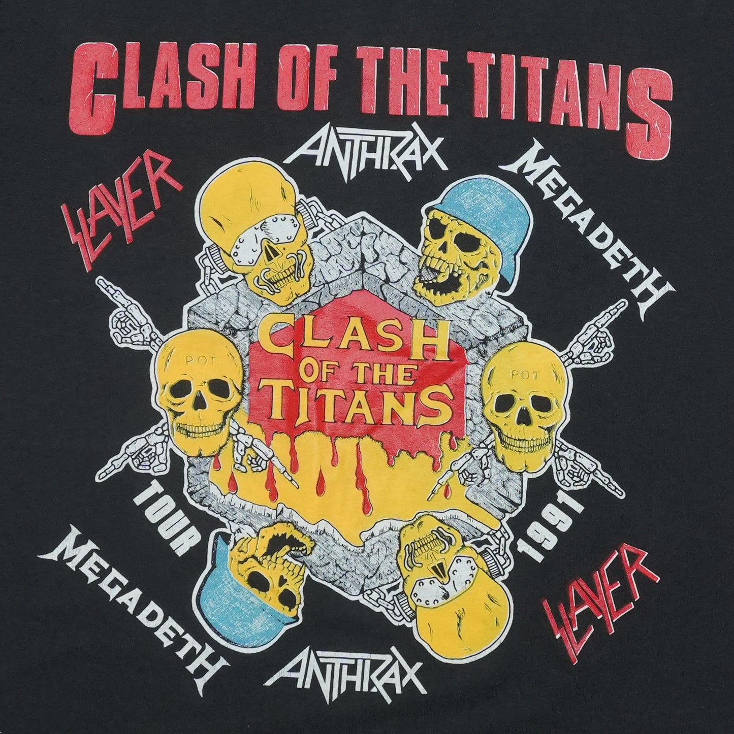 1991 Clash of the Titans Tour Shirt