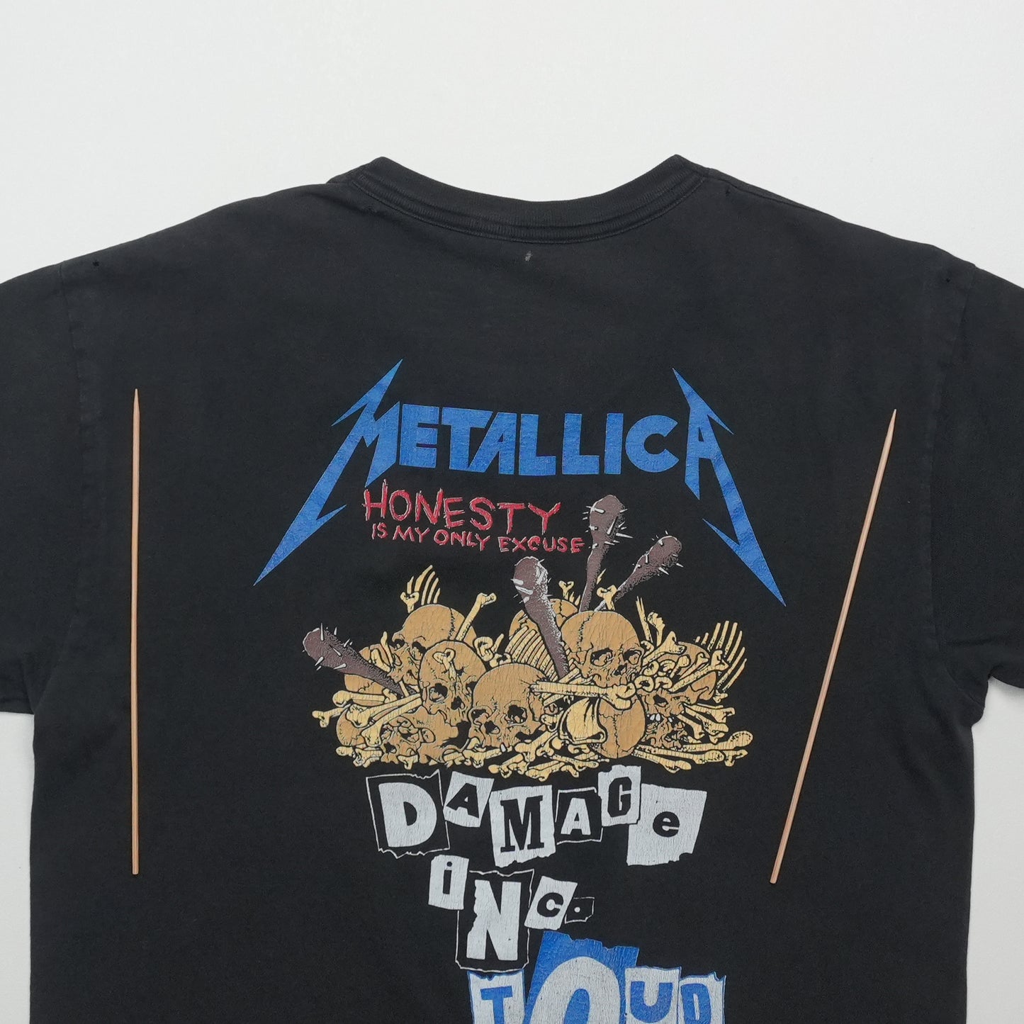 1980s Metallica Damage Inc Shirt Back Detail 3