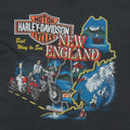 1989 Harley Davidson Best Way to See New England ShirtFront Graphic