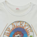 1970s Grateful Dead Bertha Skull Roses Shirt Detail