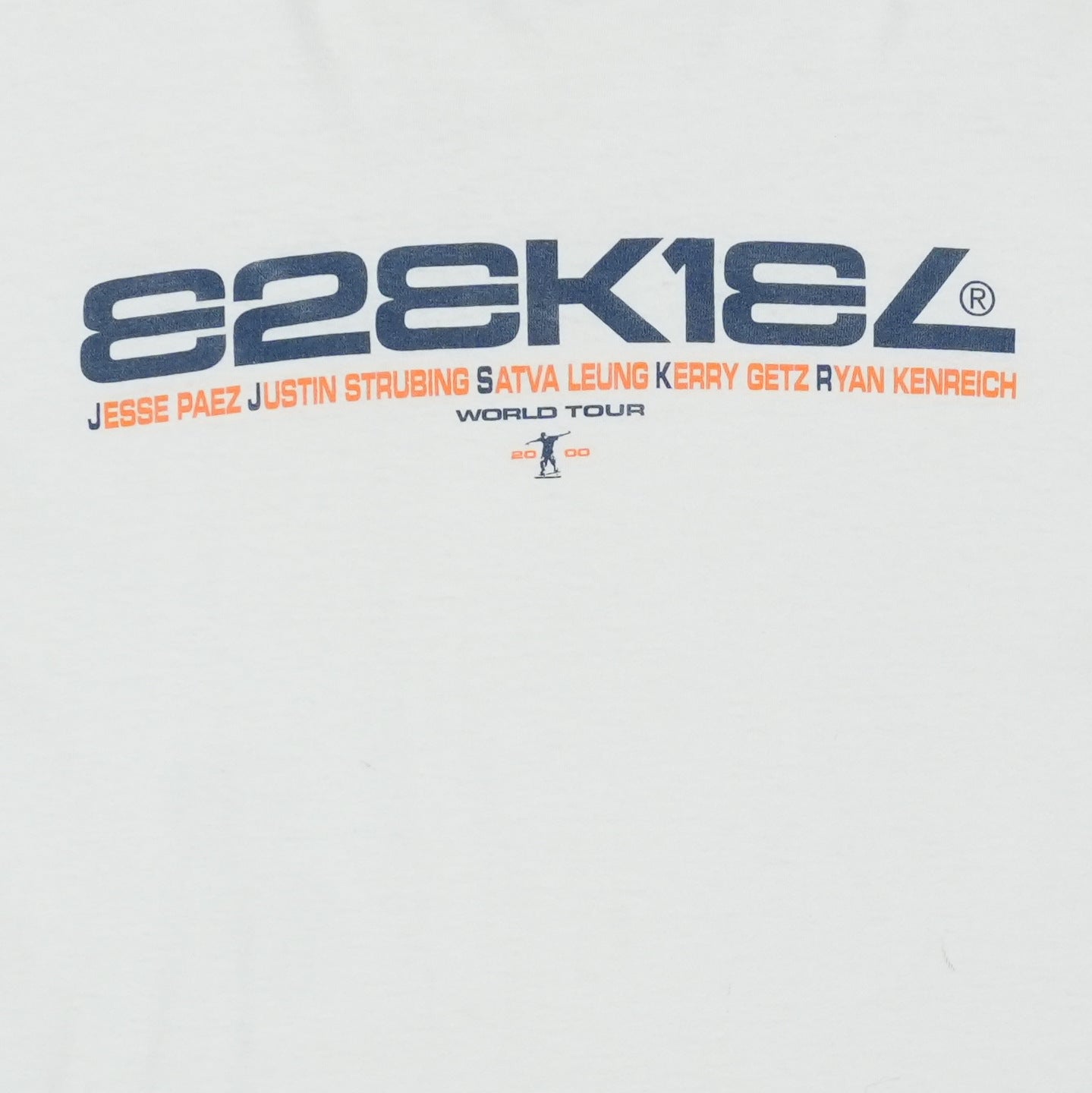 2000 Ezekiel World Tour Skate Shirt Detail 2