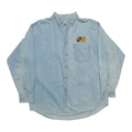 1990s Rolling Stones Denim Button-Up Shirt Front