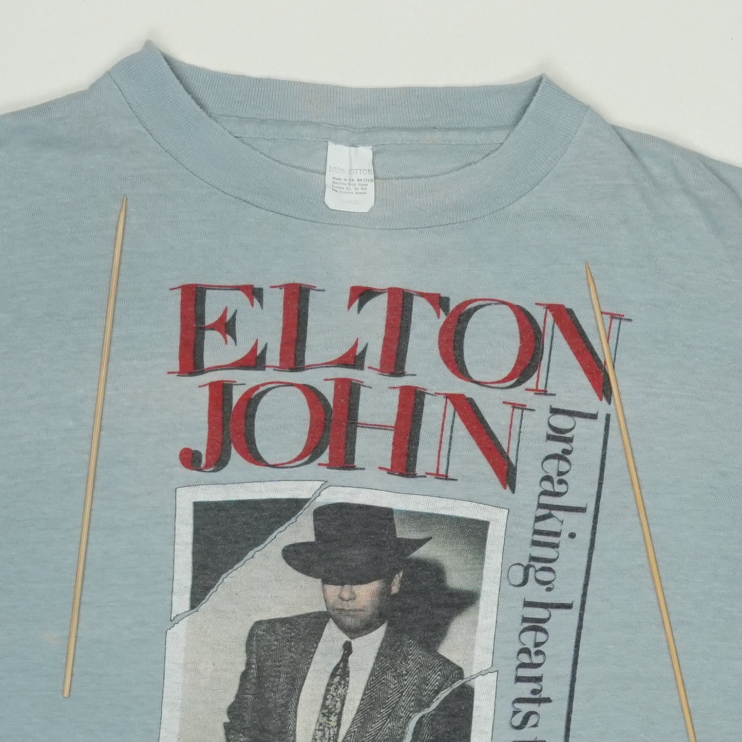 1984 Elton John Breaking Hearts Tour Long Sleeve Shirt