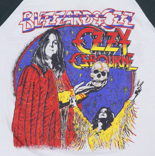1981 Ozzy Osbourne Blizzard Of Oz Tour Jersey Shirt