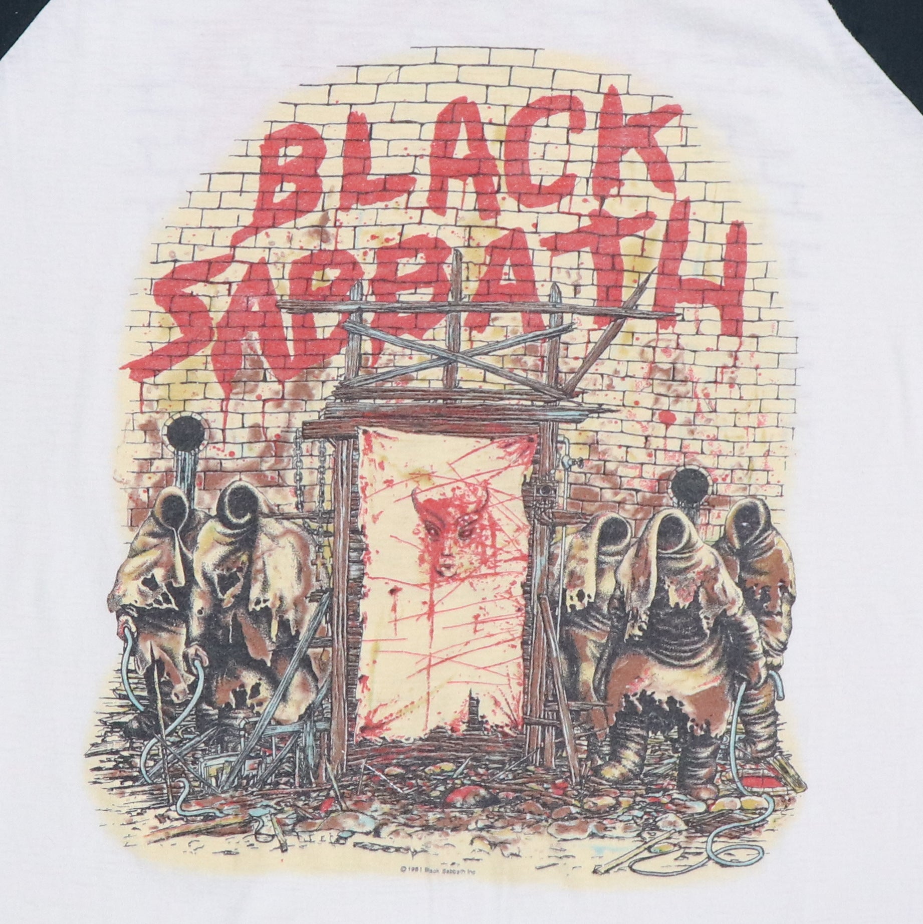 1981 Black Sabbath Mob Rules Tour Jersey Shirt | Vintage Jersey