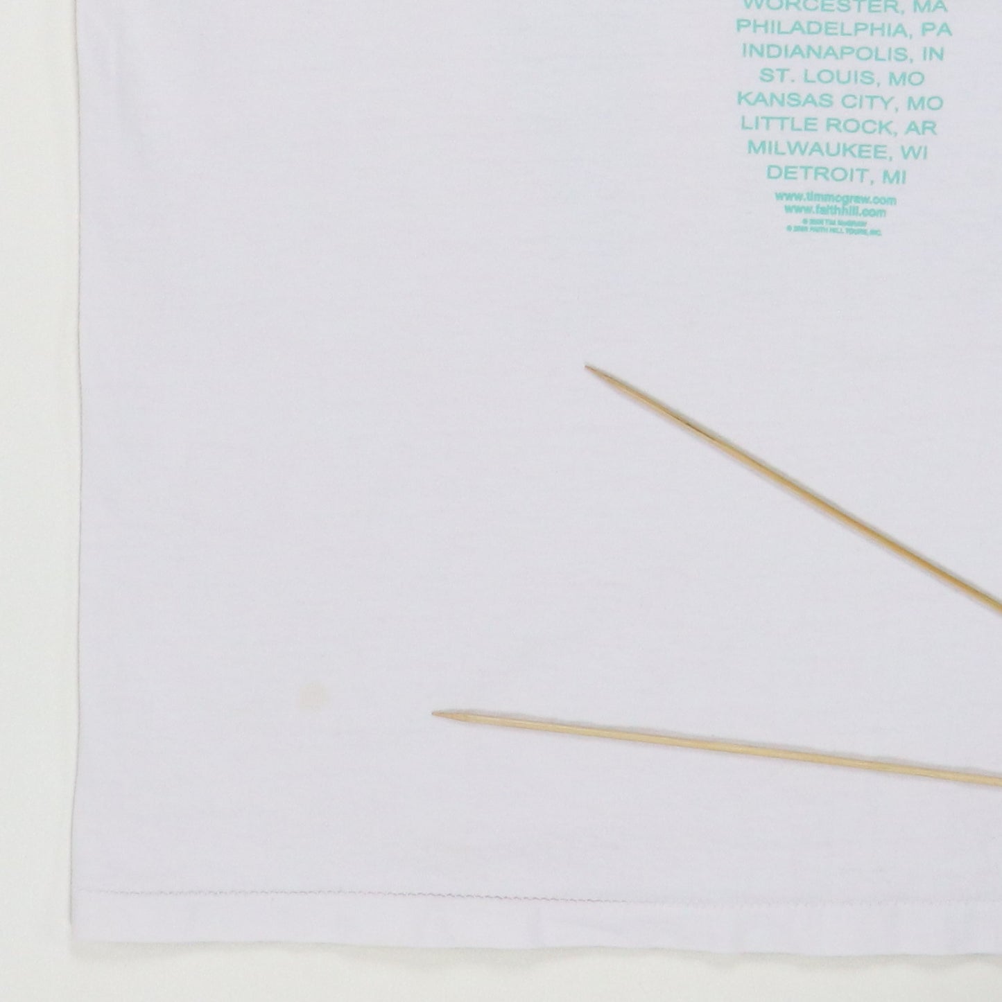 2000 Tim McGraw Faith Hill Tour Shirt