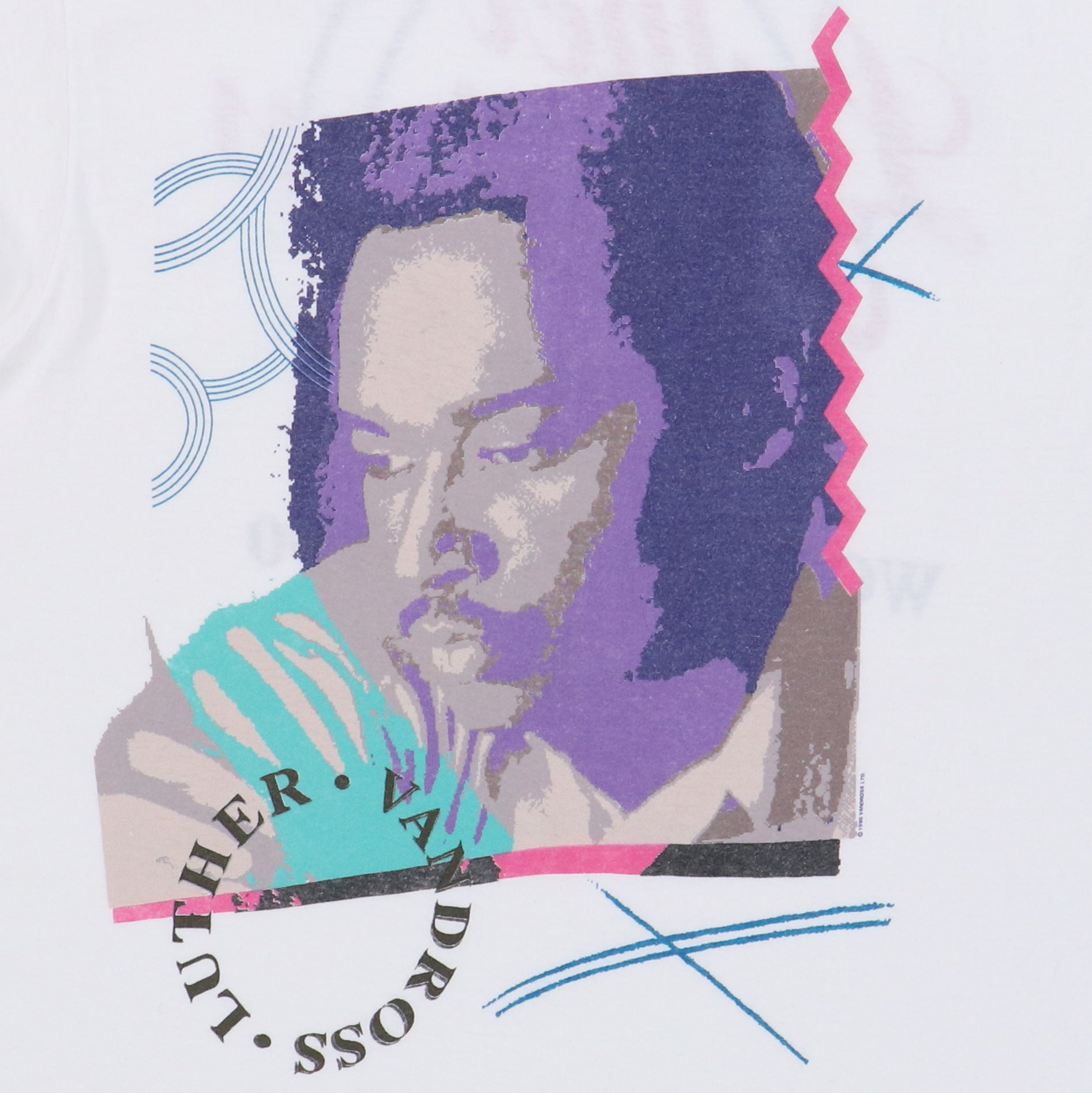 1990 Luther Vandross Here & Now World Tour Shirt | Authentic