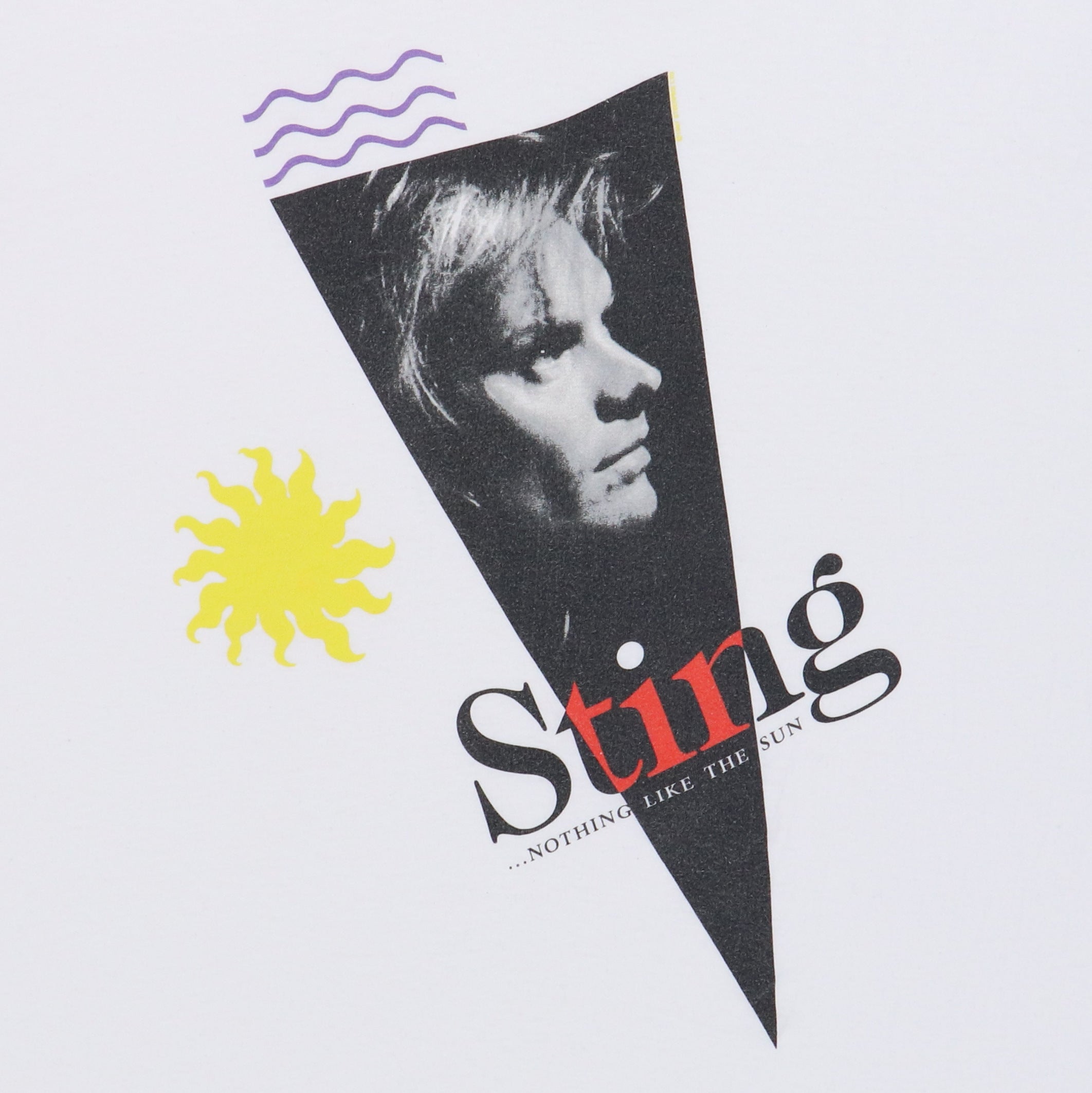 80s USA製 STING ツアーT Nothing Like the Sun 1987 Sting Nothing Like The Sun Shirt | Authentic Vintage Tee