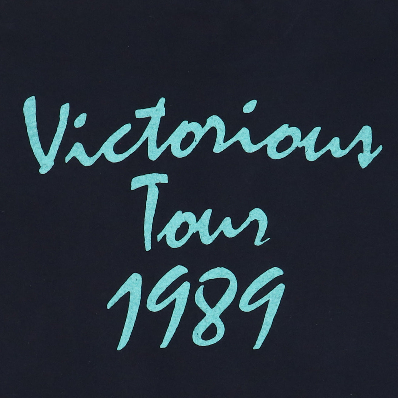 1989 Chicago Victorious Tour Shirt