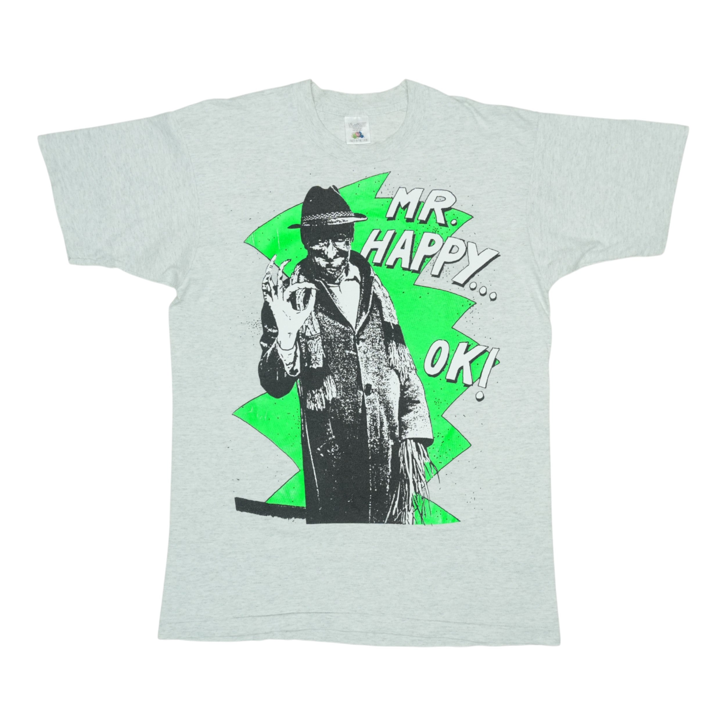 1993 Nomeansno Mr Happy Shirt | Authentic Vintage Tee – WyCo Vintage