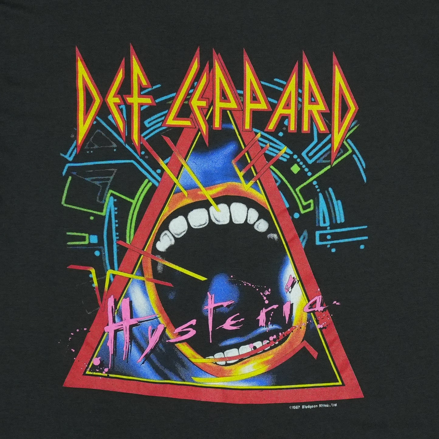 1987 Def Leppard Hysteria Shirt