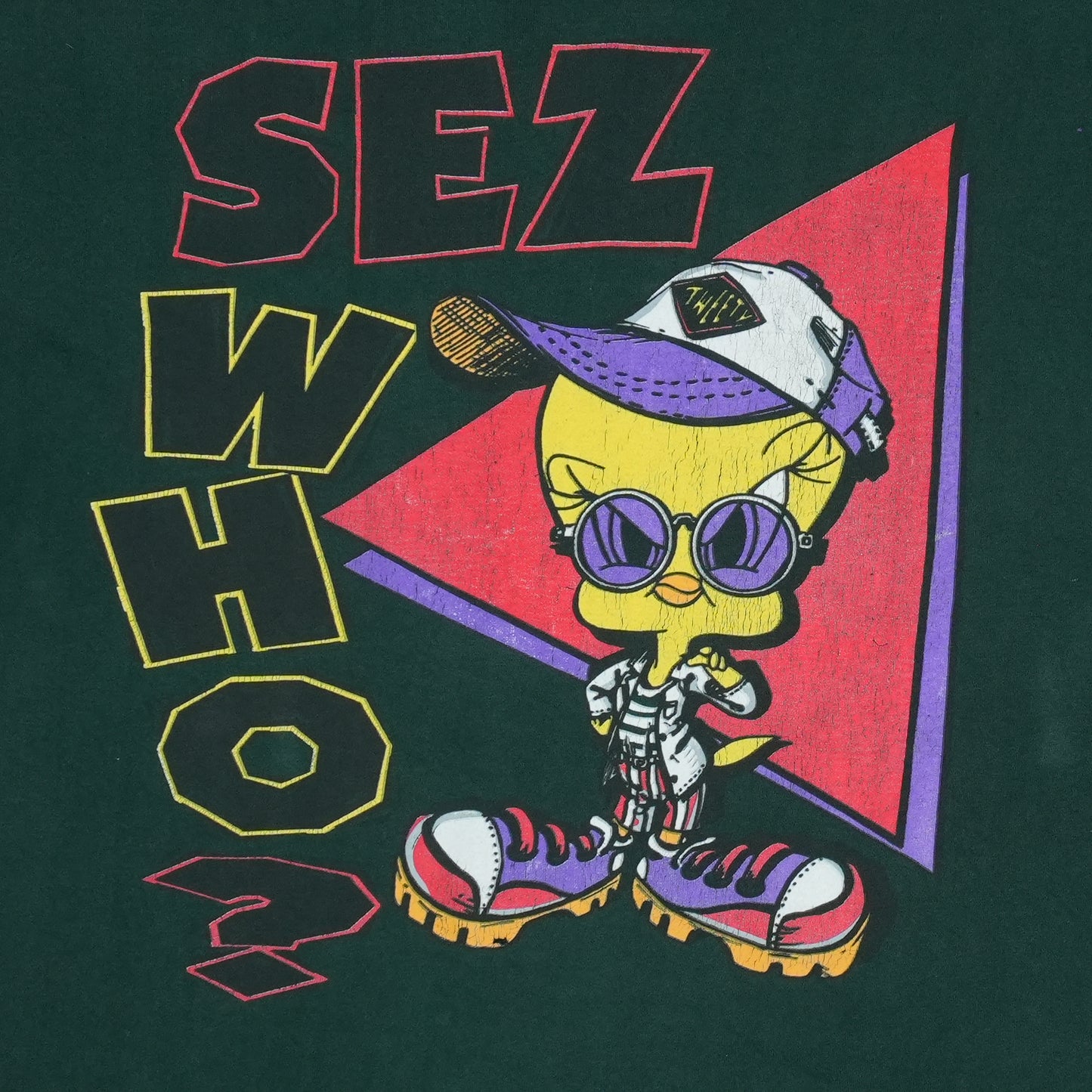 1990s Tweety Bird Sez Who Warner Brothers Shirt