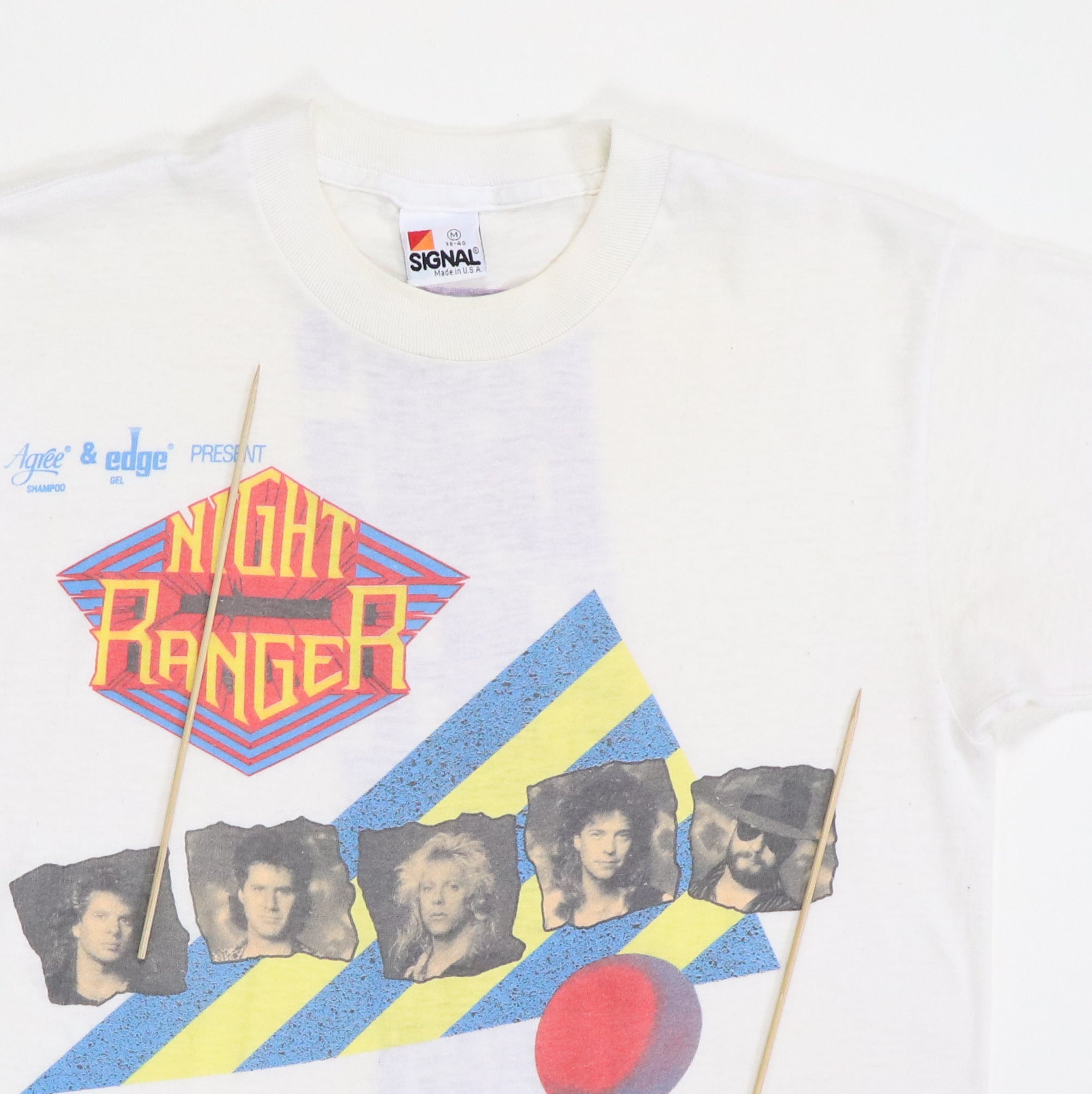 1987 Night Ranger Tour Shirt | Authentic Vintage Tee – WyCo Vintage