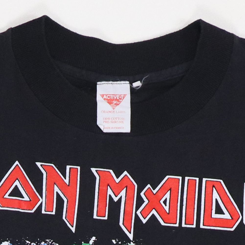 1990 Iron Maiden Shoot The Focker Tour Shirt | Authentic Vintage