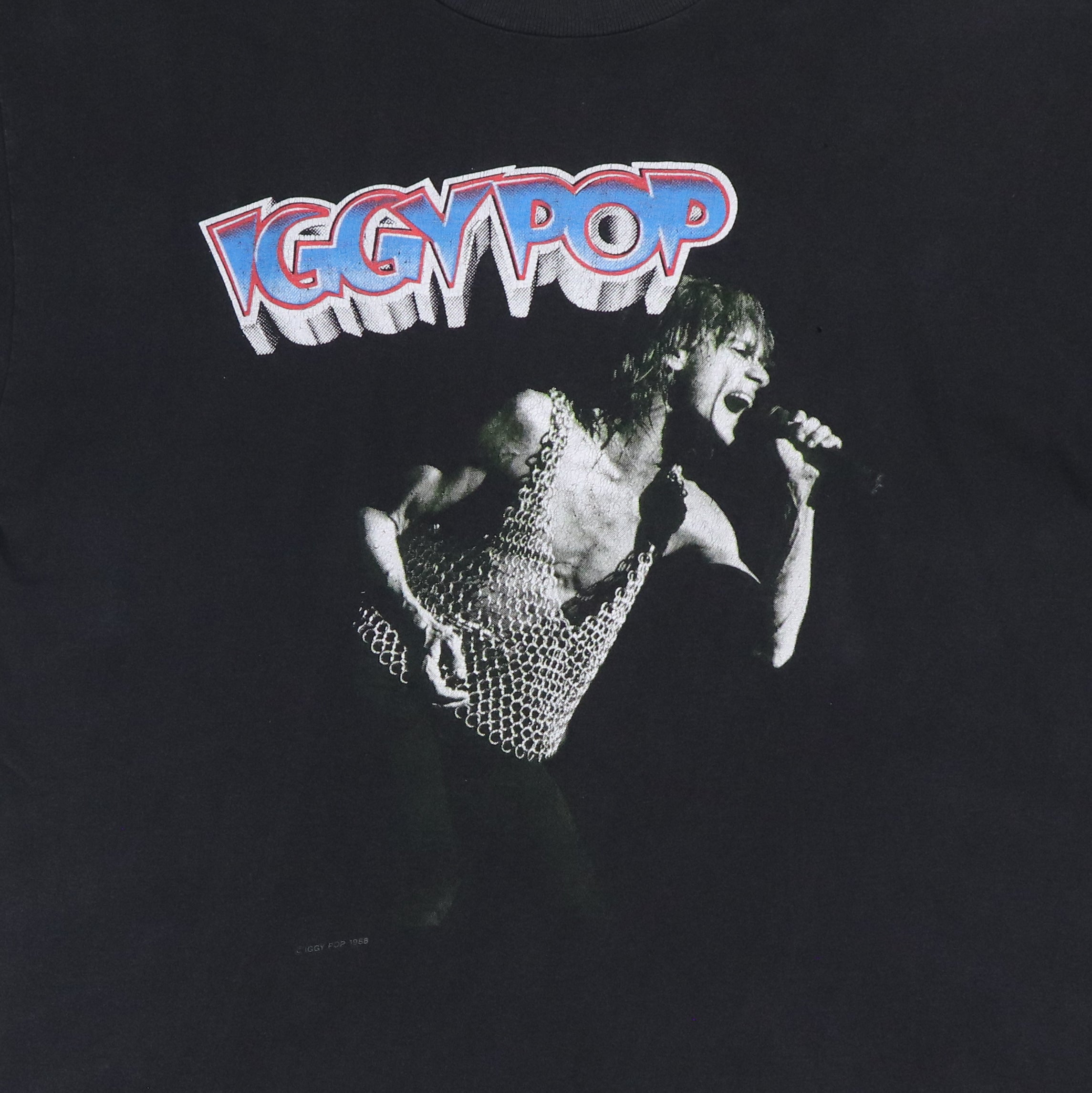1988 Iggy Pop Raw Fucking Power Shirt | Authentic Vintage Tee