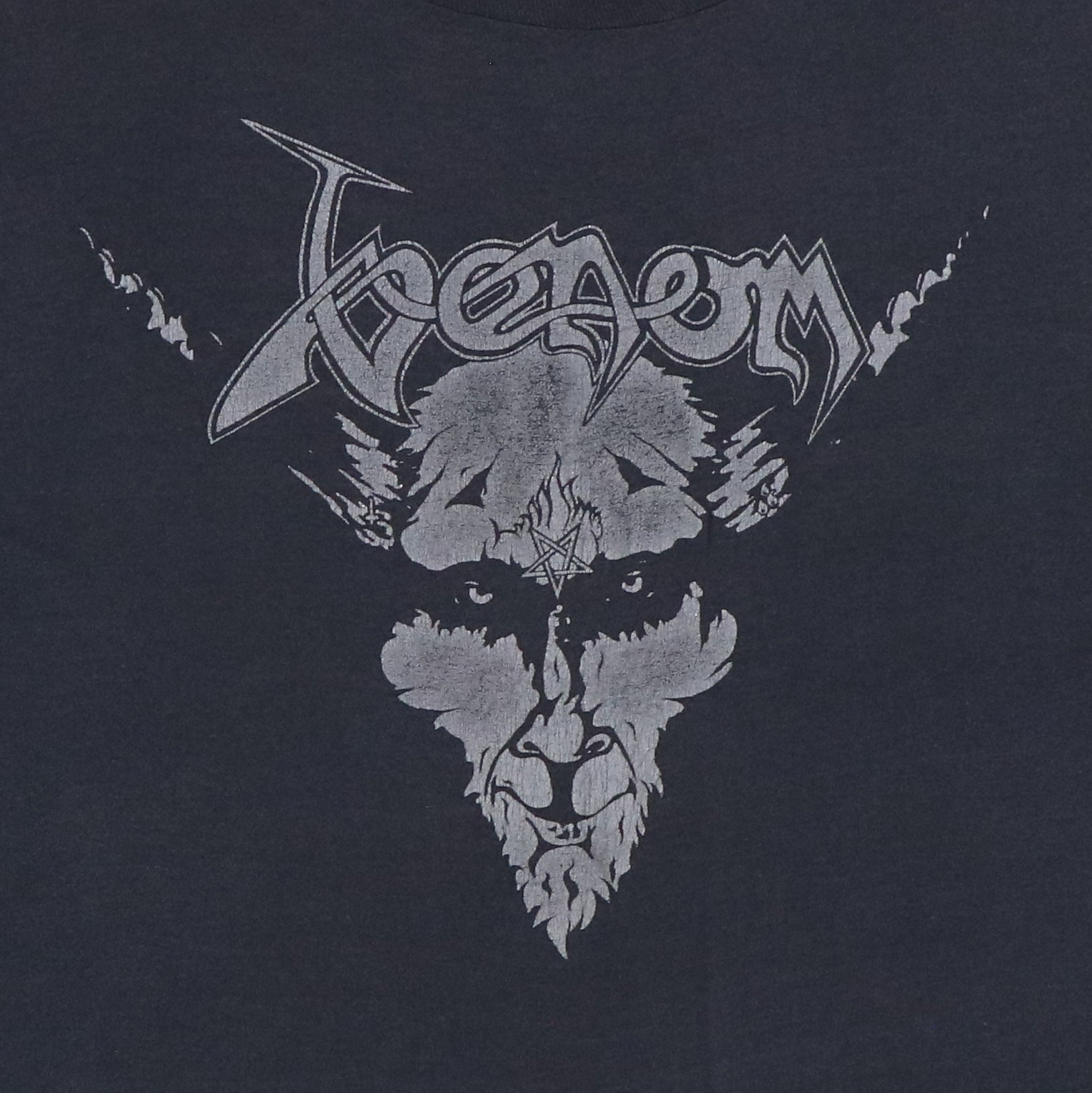 1980s Venom Black Metal Shirt | Authentic Vintage Tee – WyCo Vintage