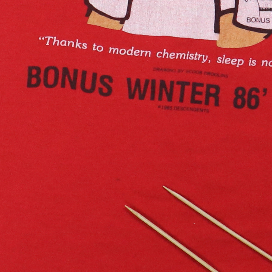 1986 Descendents Winter Tour Shirt | Authentic Vintage Tee – WyCo
