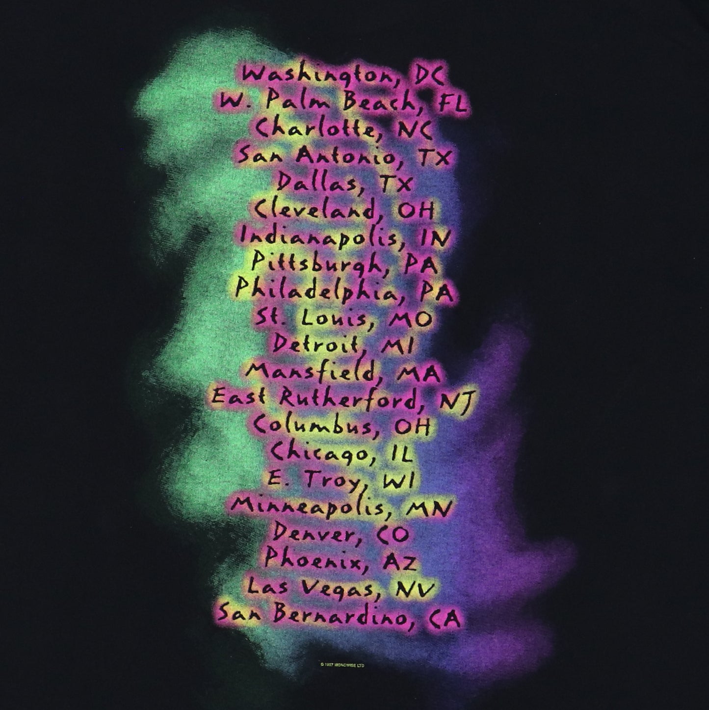 1997 Ozzy Osbourne Ozzfest Tour Shirt