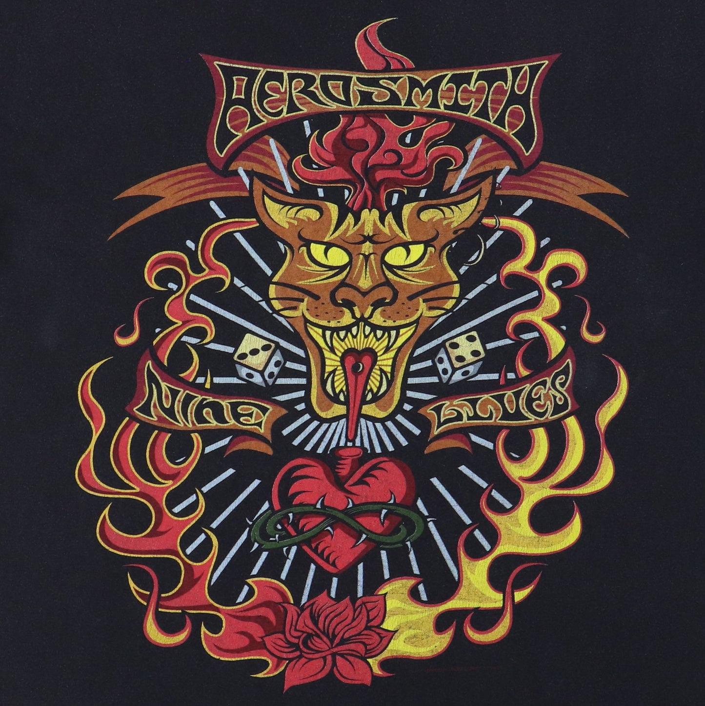1997 Aerosmith Nine Lives Shirt