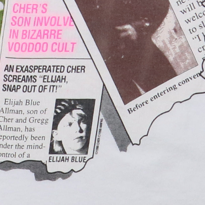 1990 Cher Tabloid Shirt