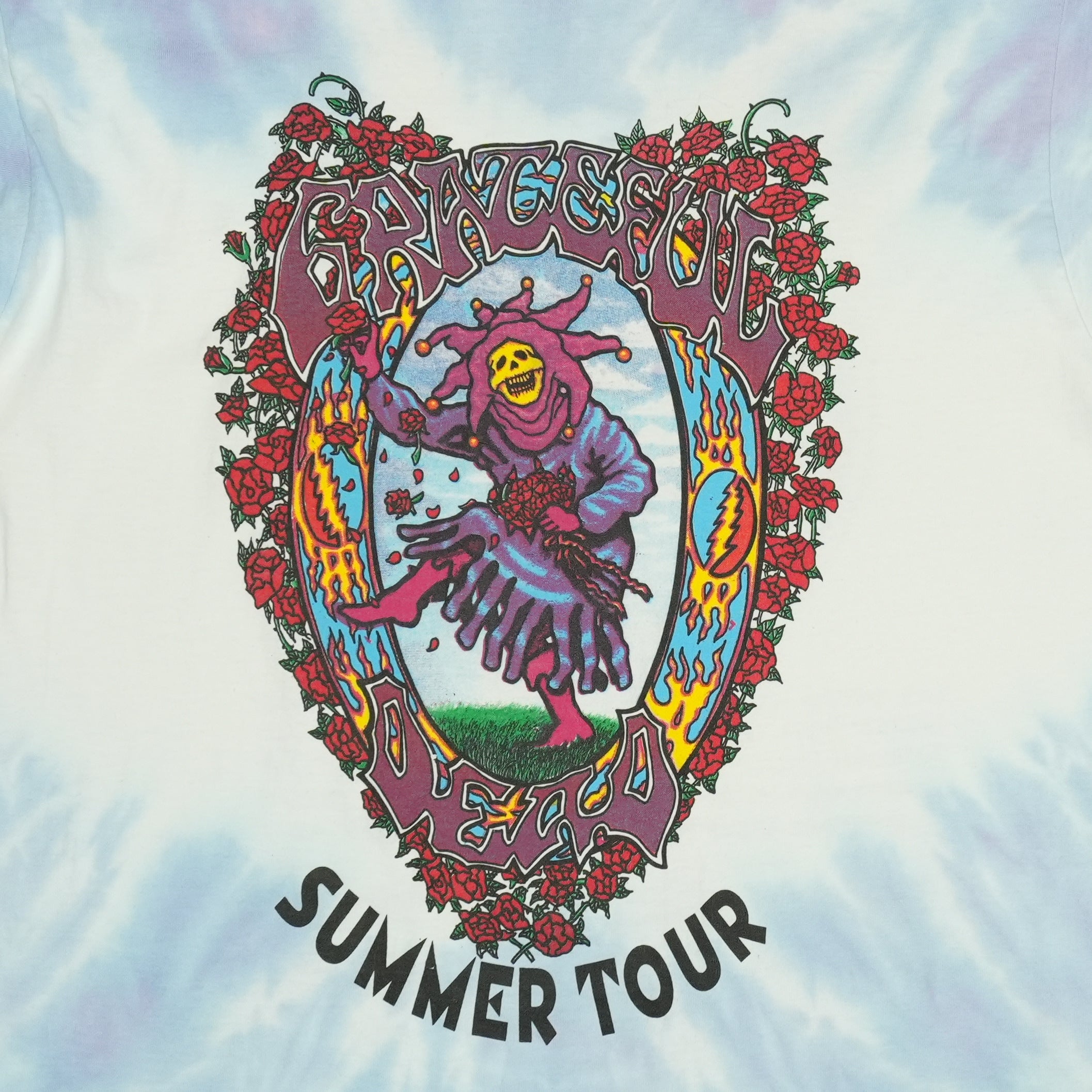 Vintage 1995 Grateful Dead Summer Tour Tie Dye Shirt Shirt