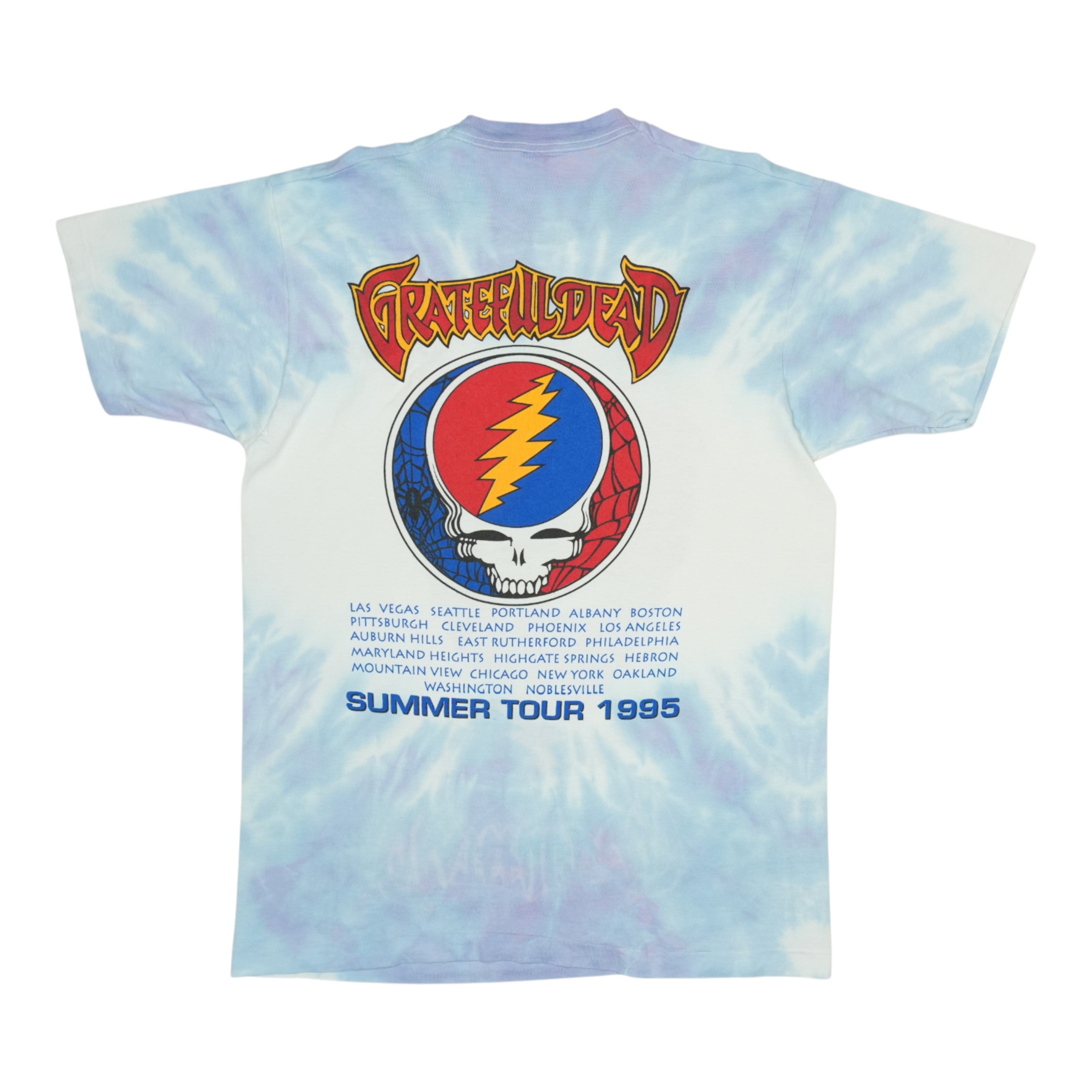 Vintage 1995 Grateful Dead Summer Tour Tie Dye Shirt Shirt