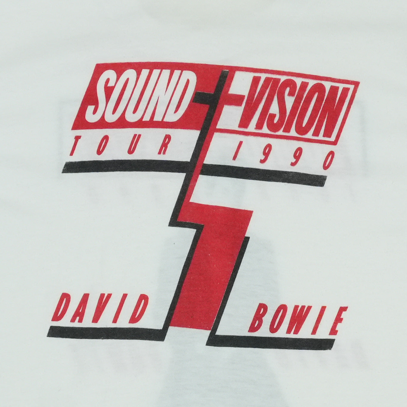 1990 David Bowie Sound & Vision Tour Shirt