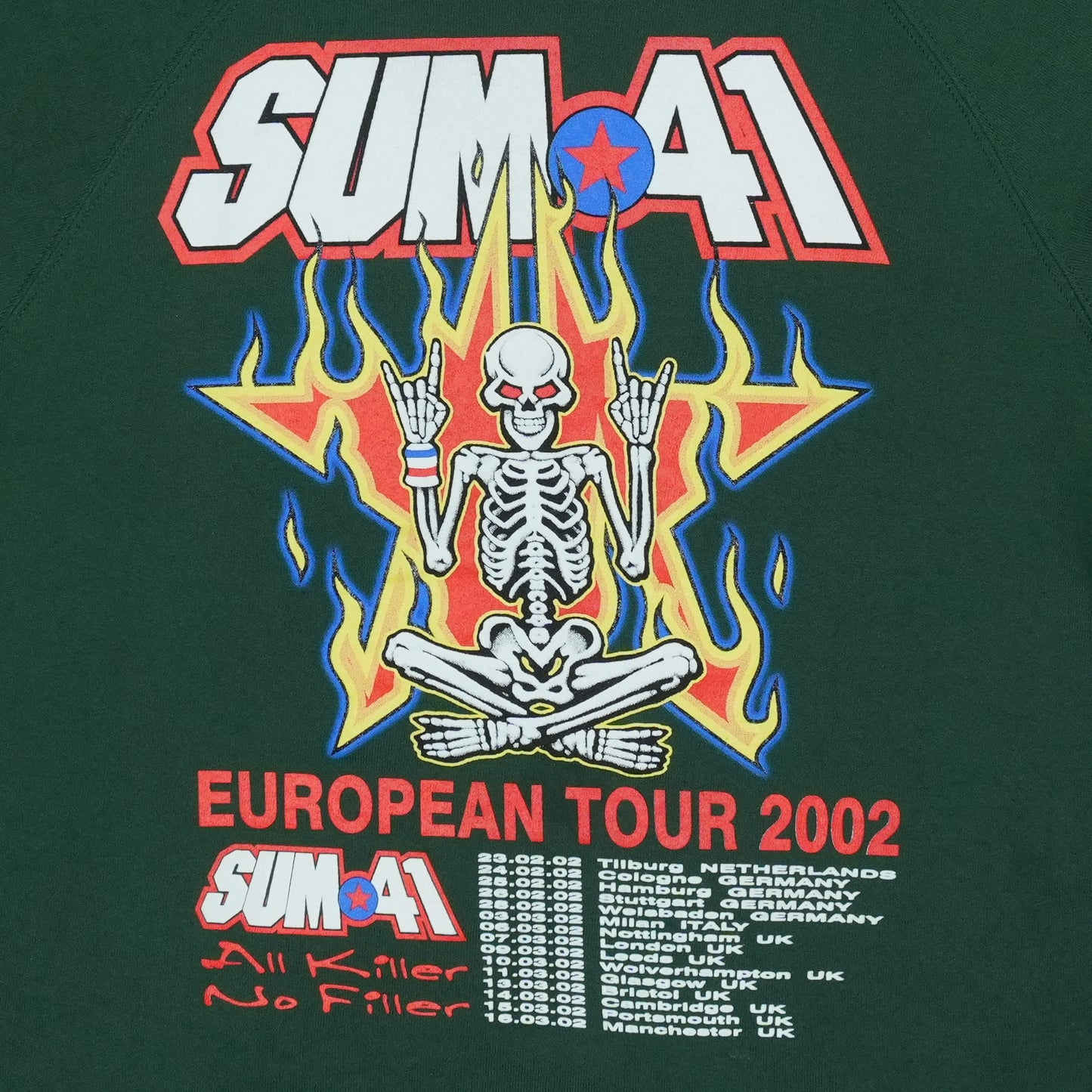 2001 Sum 41 All Killer No Filler Tour Hoodie