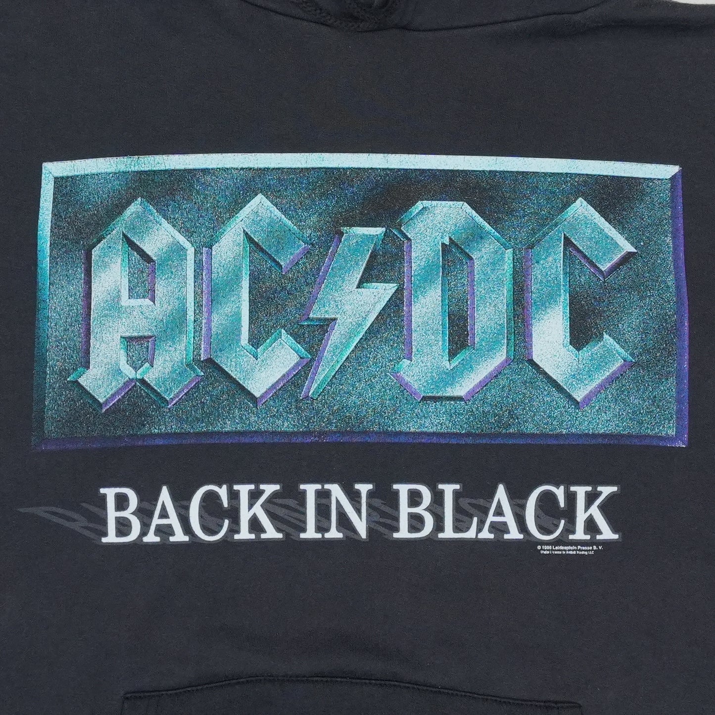 1996 ACDC Back In Black Hoodie