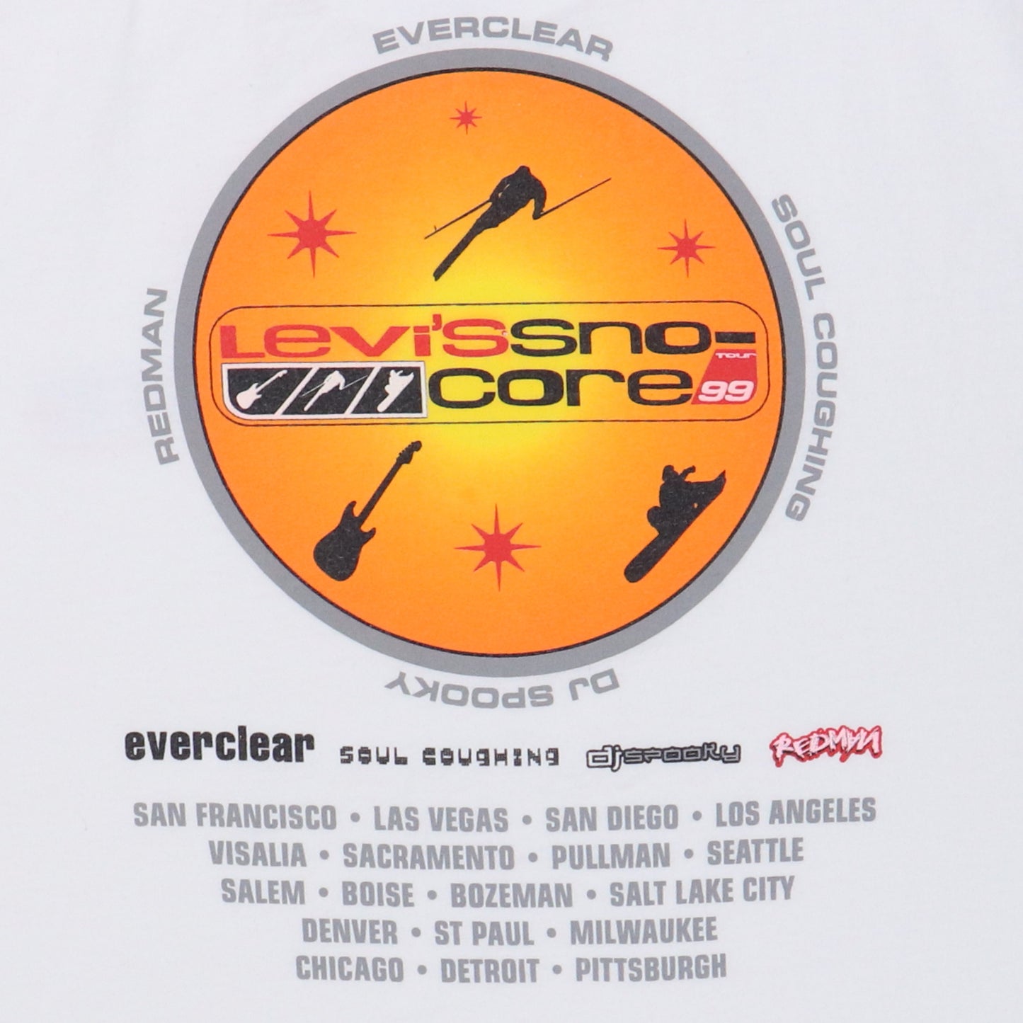 1999 Levi's Sno-Core Tour Shirt