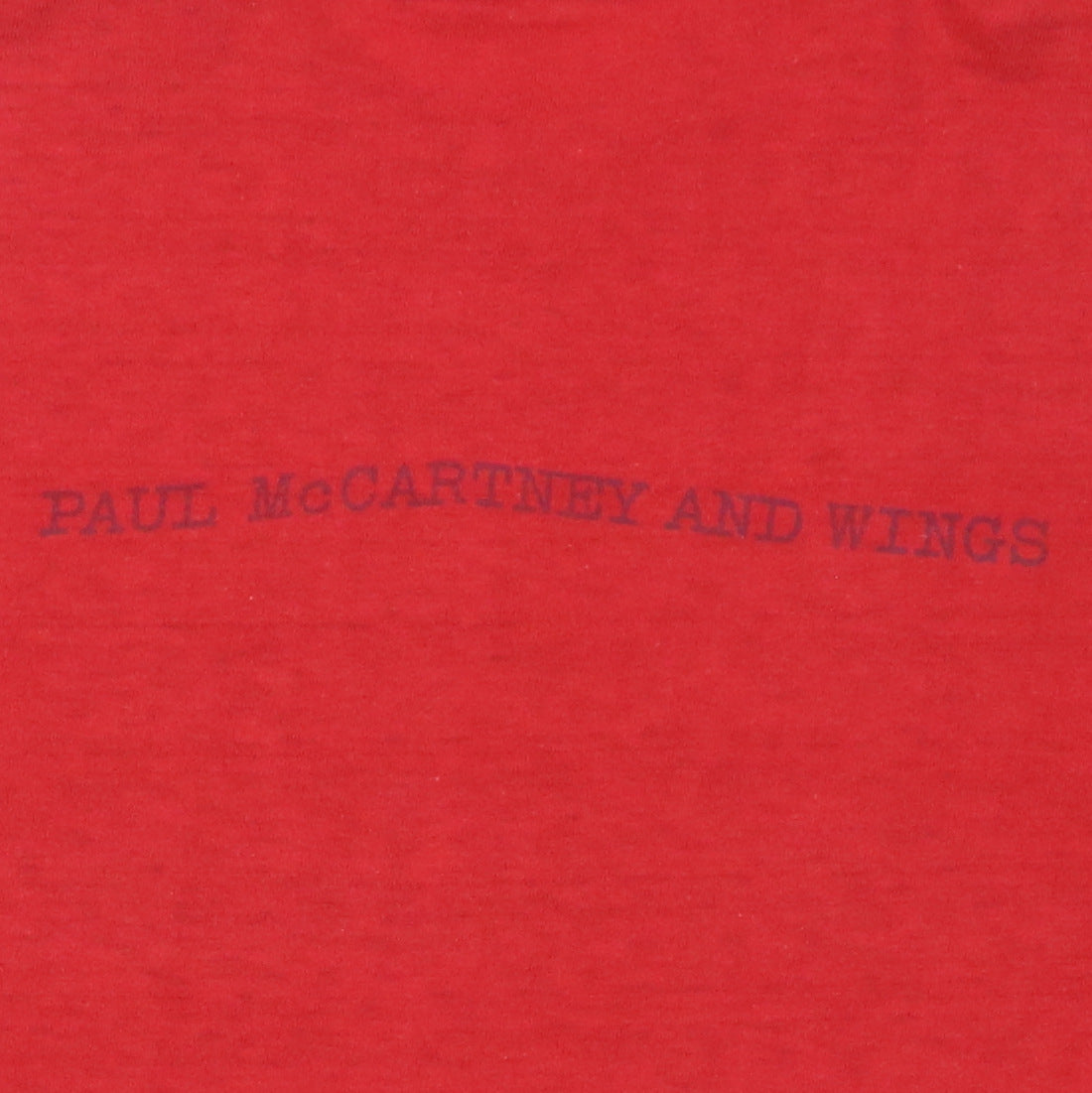 1973 Paul McCartney Wings Red Rose Speedway Shirt