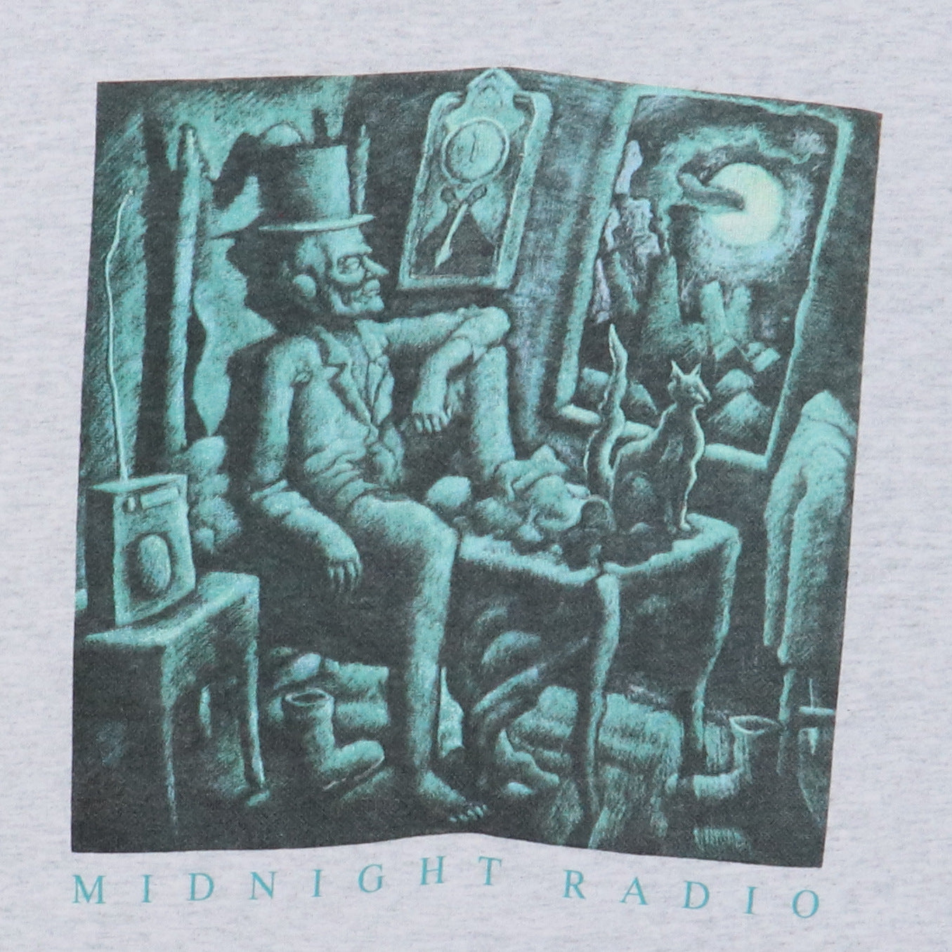 1990 Big Head Todd And The Monsters Midnight Radio Shirt