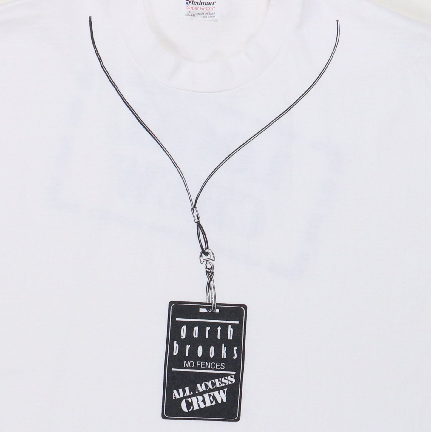 1992 Garth Brooks No Fences Tour Crew Shirt