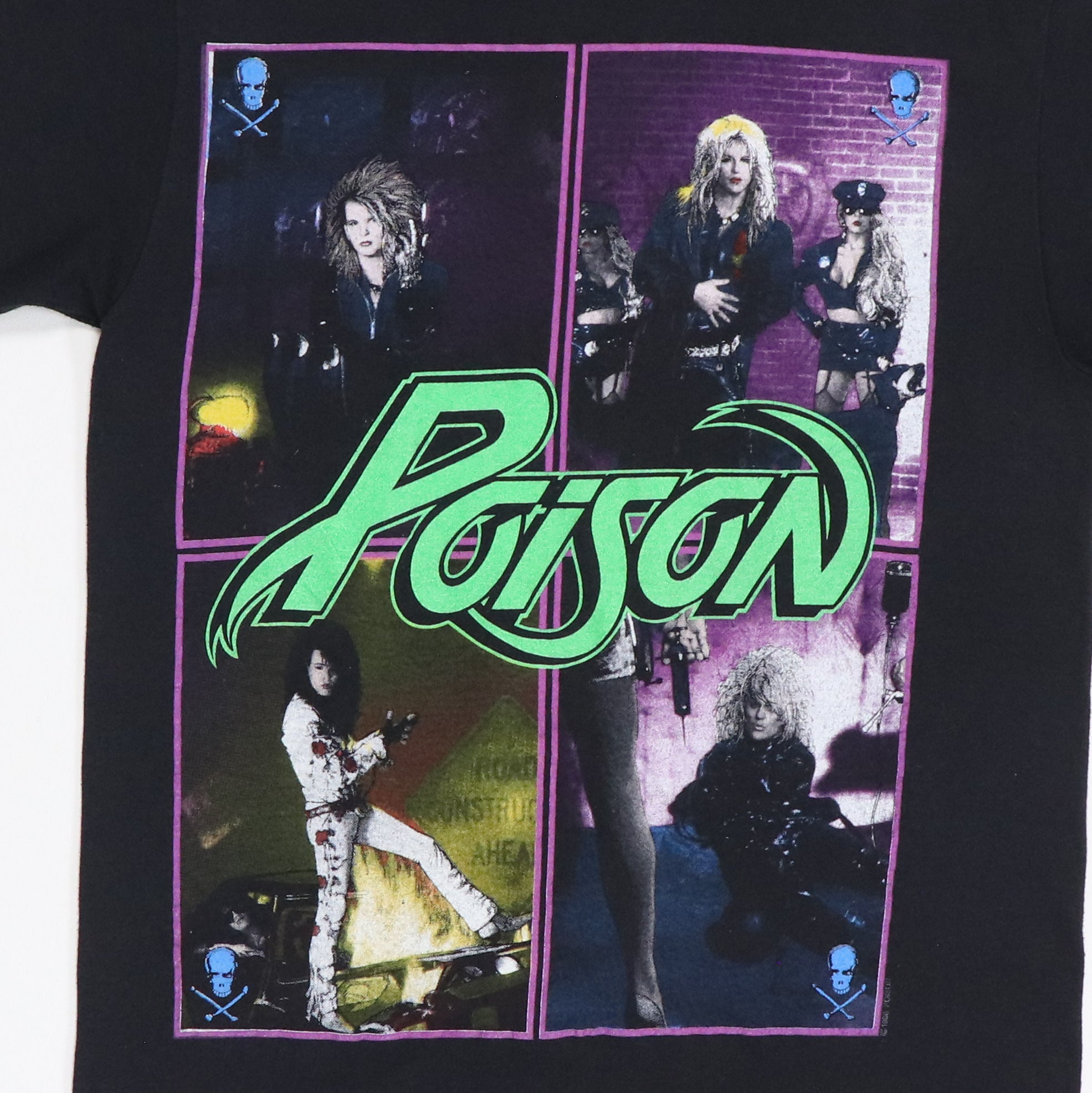 Original vintage 1988 Poison Open Up And Say Ahhh Tour Shirt